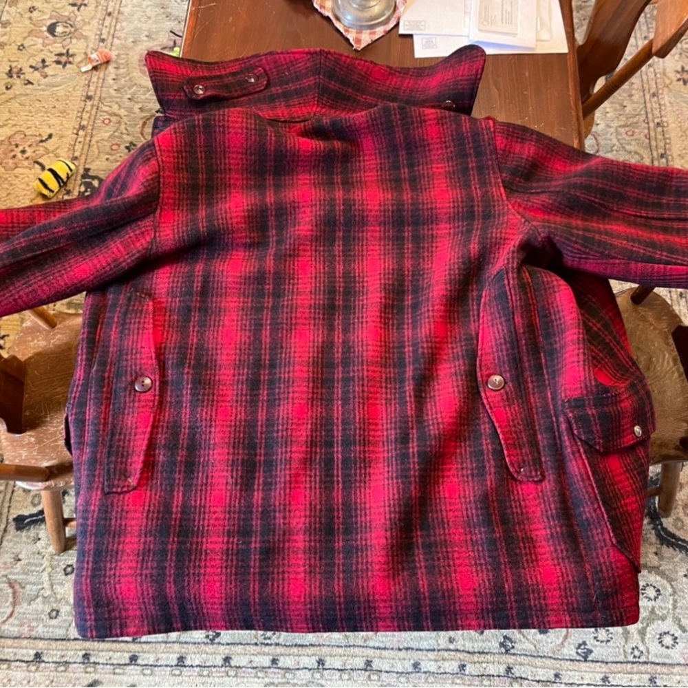 Woolrich Buffalo Plaid Hunting Coat - 1940’s - well cared for - great condition. - Picture 2 of 8
